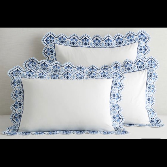 Pottery Barn Bedding Pottery Barn Zoe Scalloped Sham Poshmark